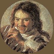 Frans Hals Boy holding a Flute painting